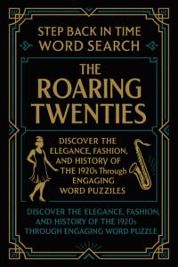 Roaring 20s Era Word Search Puzzle Book